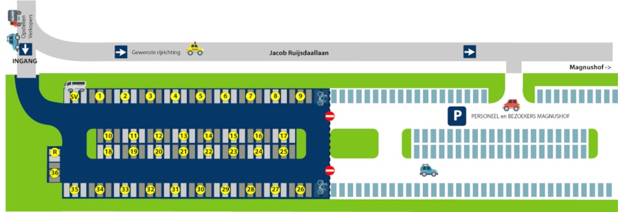 Indeling standplaatsen