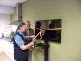 De TV wordt onthuld
