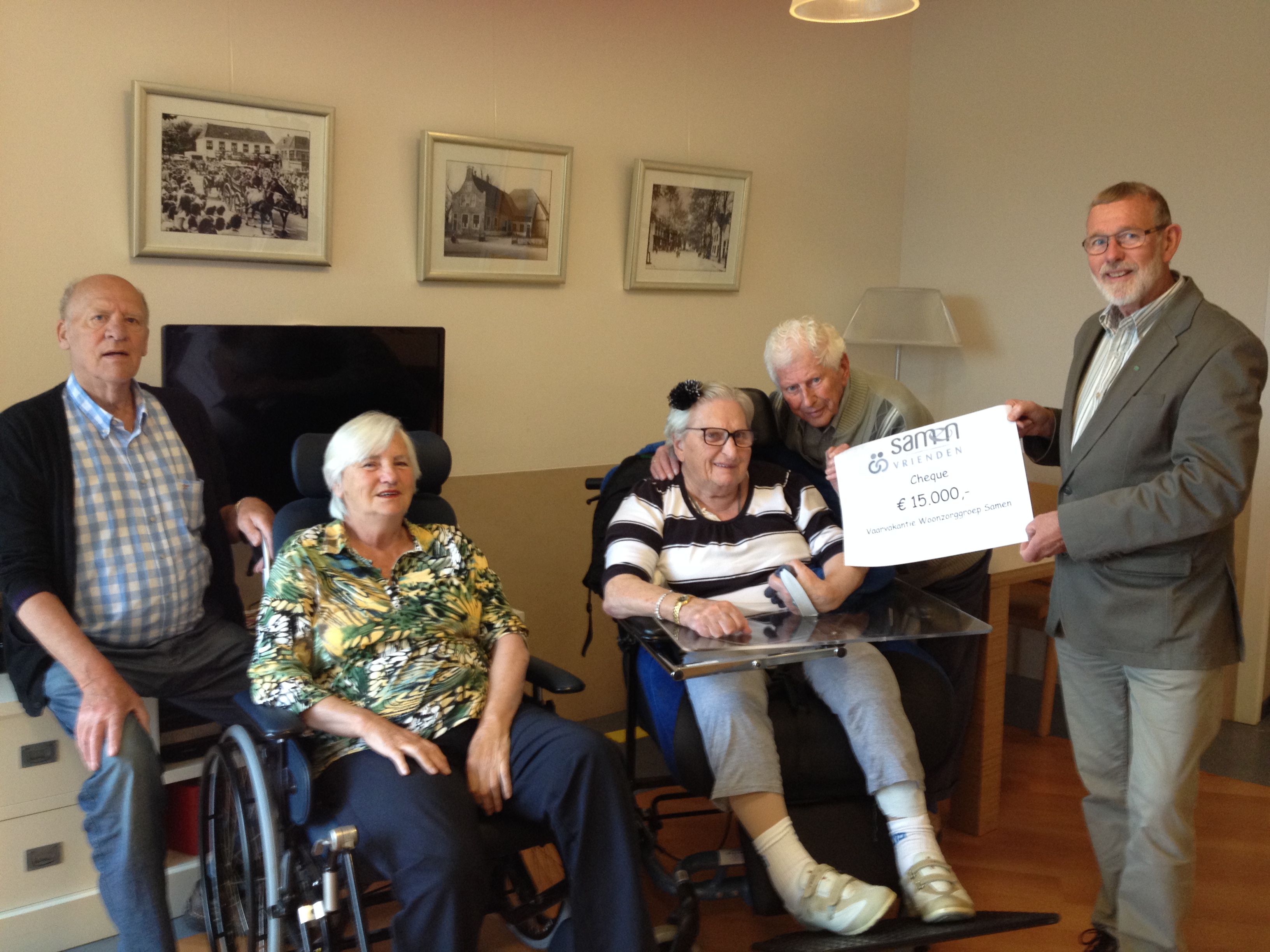 Cliënten Woonzorggroep Samen op vaarvakantie