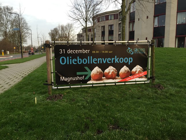 Oliebollenverkoop banner