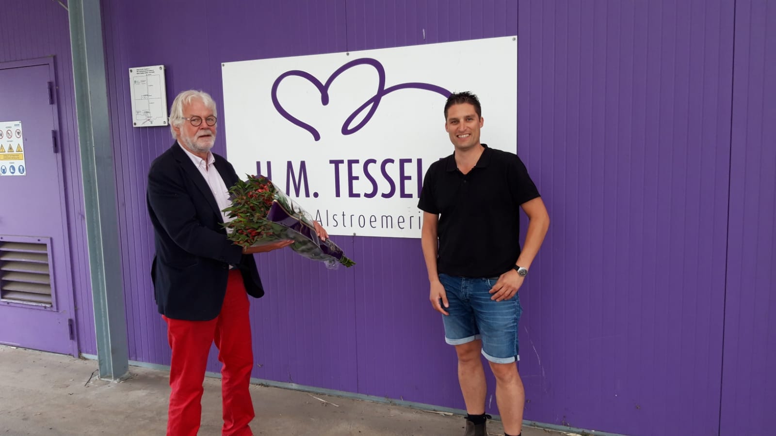 Bloemen voor onze chauffeurs