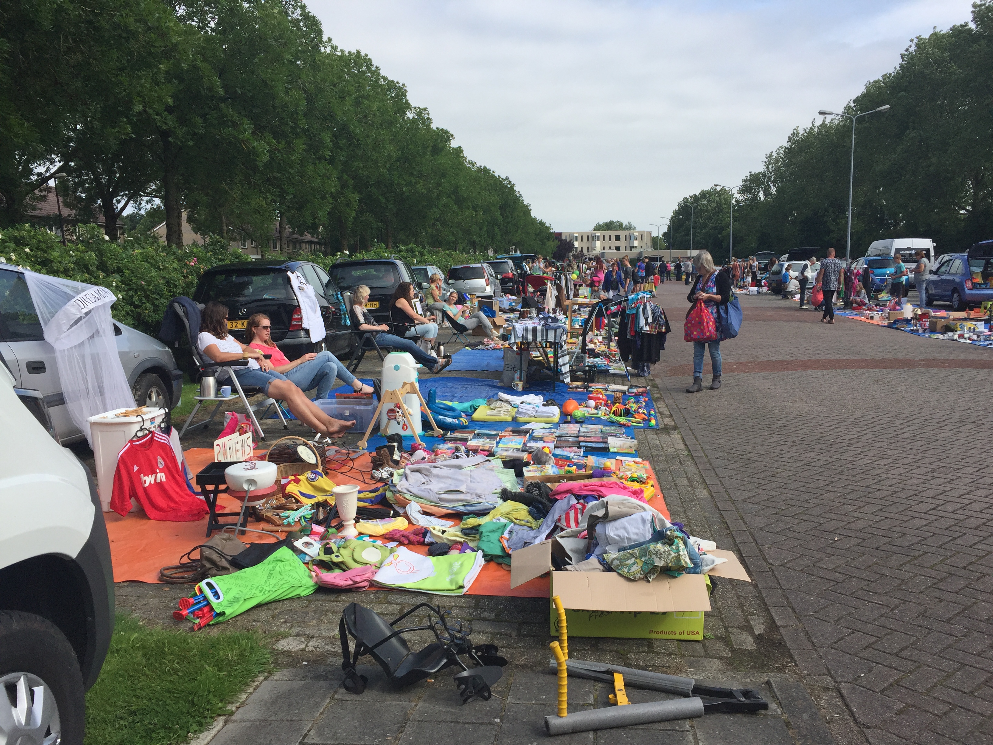 Verslag van de kofferbakmarkt op 22 augustus 
