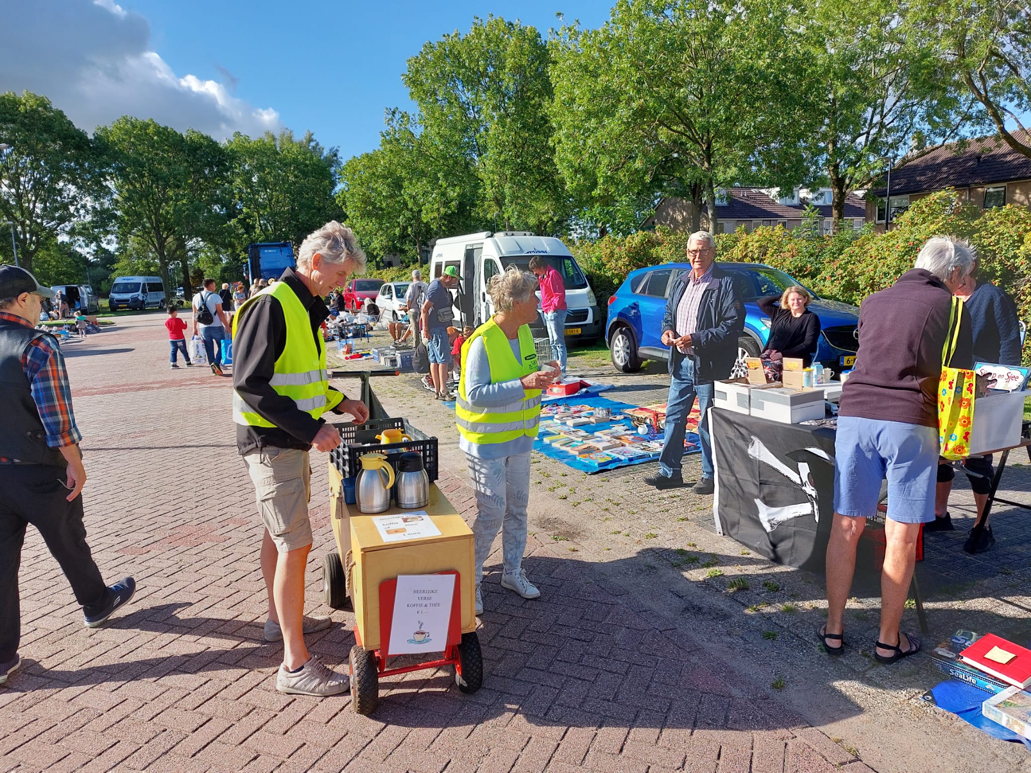 Kofferbakmarkt op 28 augustus was geslaagd