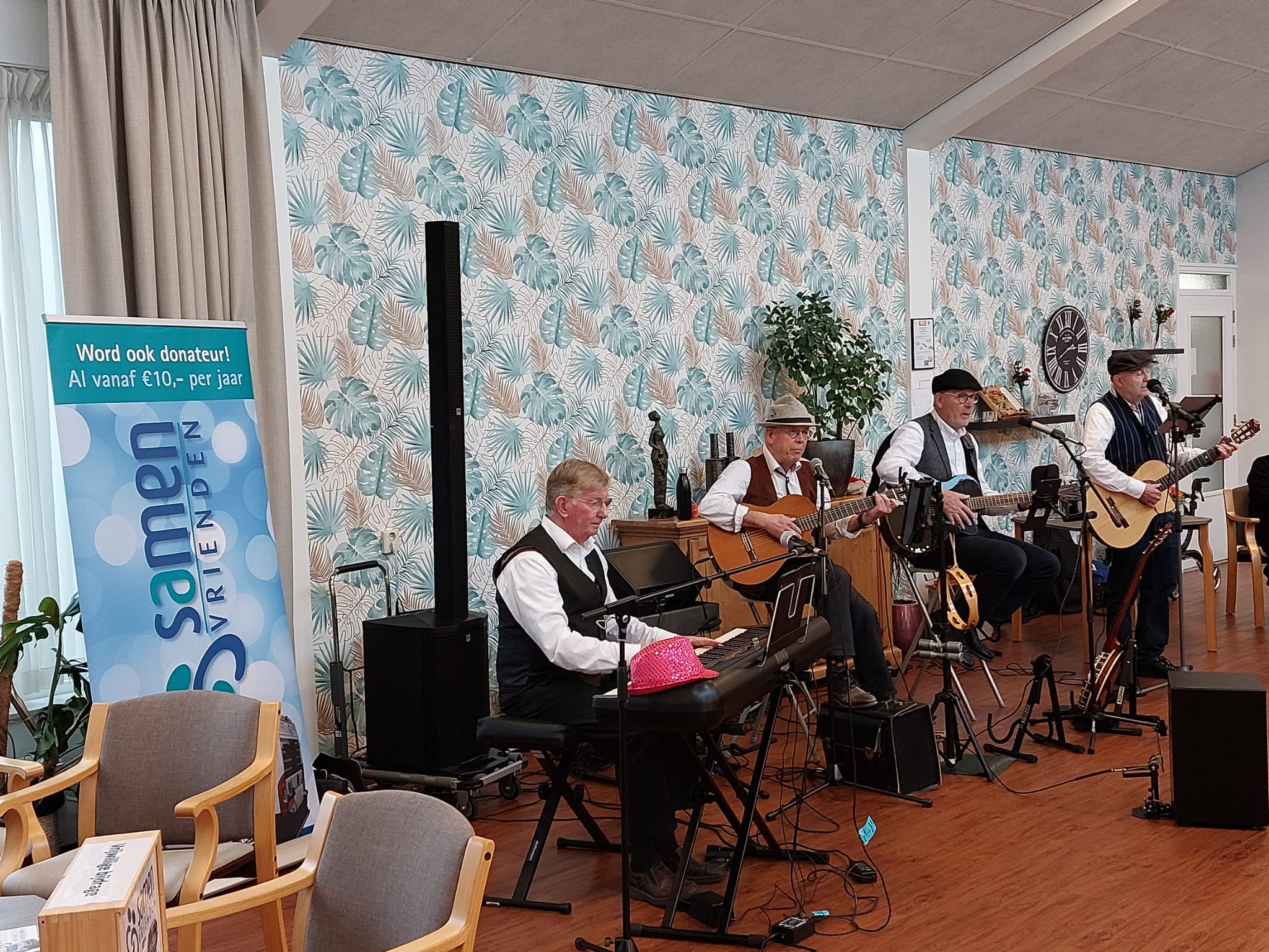 The Old Friends waren op 2 februari in Sabinahof te Waarland