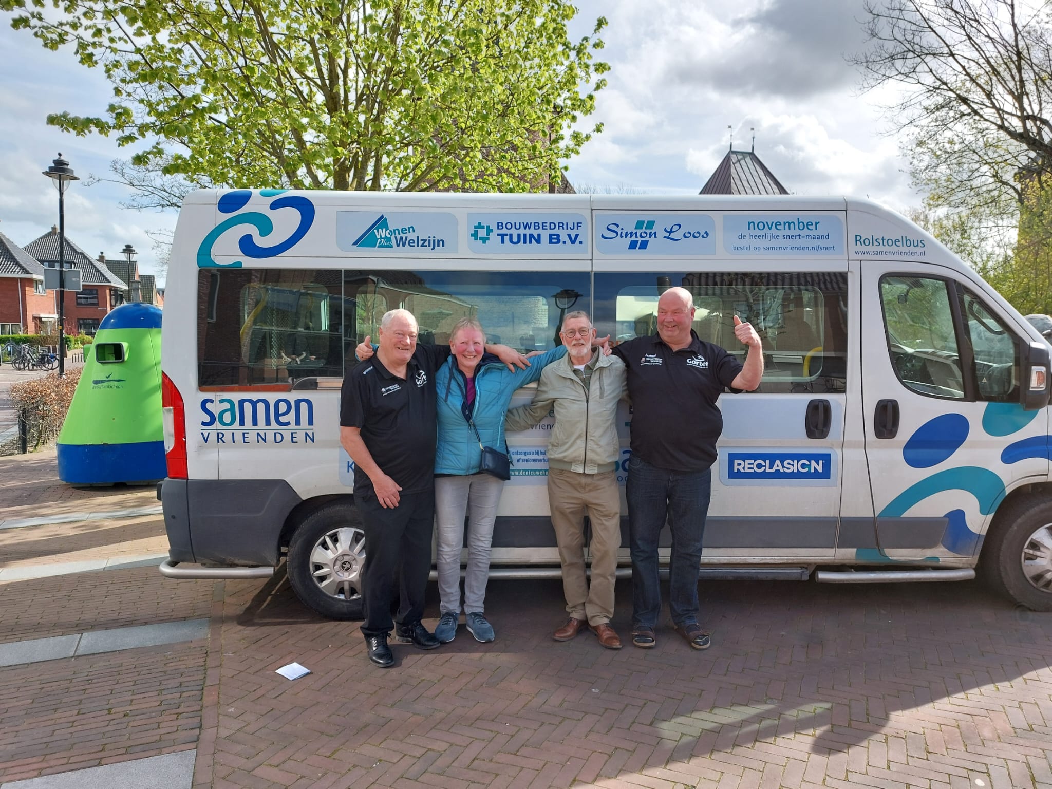 Samen Vrienden ontvangt € 400,00 namens Gorter Luiken Bandstoot Toernooi