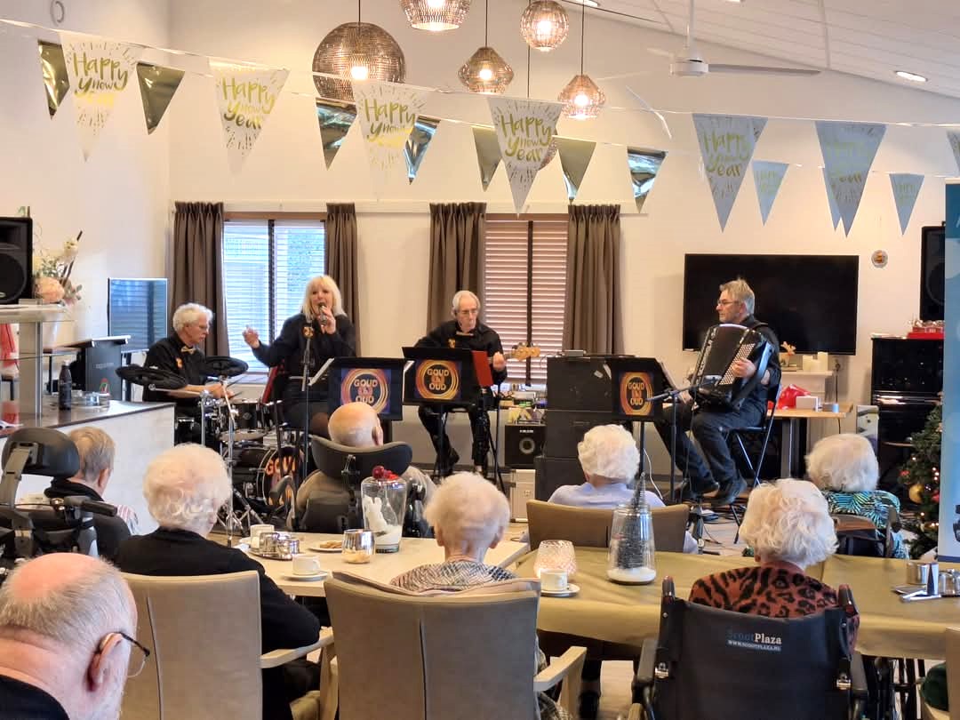 Optreden Goud&Oud in De Zandstee op 2 januari