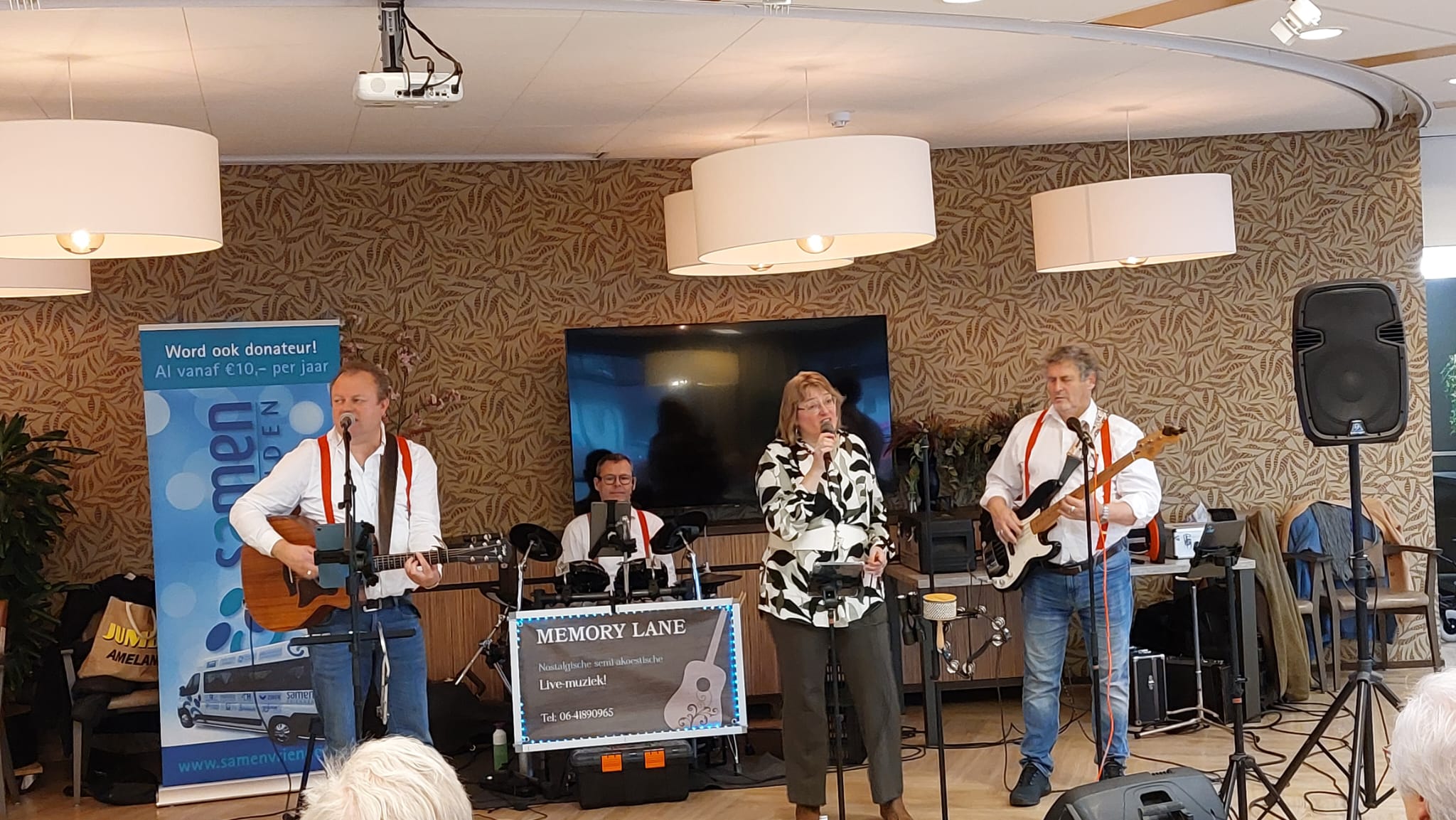 Optreden door Memory Lane in De Bron op 24 januari