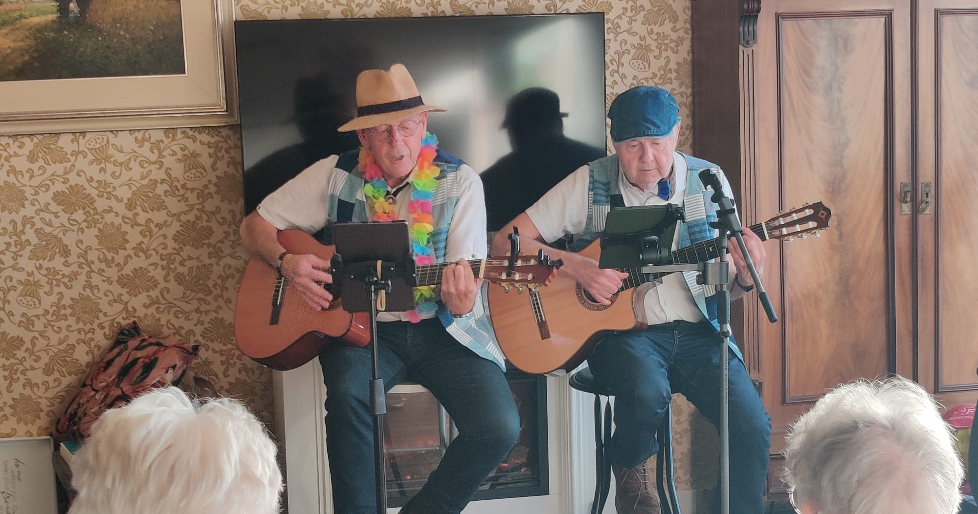 Op 28 oktober traden The Old Friends op in Parkhuis Warmenhuizen