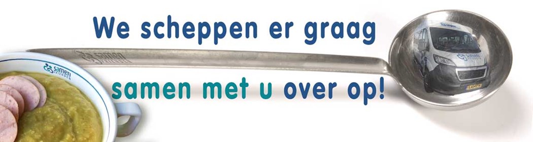 Koop erwtensoep bij Samen Vrienden!